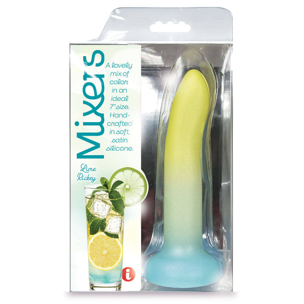 Mixers Lime Rickey - Yellow/Blue 20.3 cm Dildo - IC1330