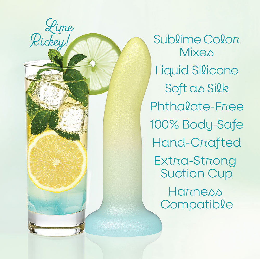 Mixers Lime Rickey - Yellow/Blue 20.3 cm Dildo - IC1330