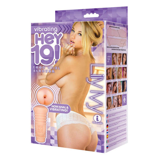 Lilly Ivy - Flesh Teen Vibrating Anal Toy