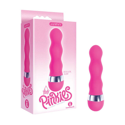 The 9s Pinkies, Curvy - Pink 11.4 cm (4.5) Vibrator