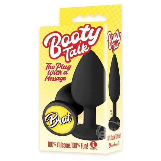 Ever heard of a ''message in a bottle?'' How about a message in a booty? It's Icon's Booty Talk'' silicone butt plugs