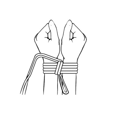 Adam & Eve BONDAGE ROPE - 9 metre (30 feet) - Black Bondage Rope - 9 metre Length-J973 8006