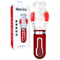Adam & Eve PLEASURE PRO 3000 - Clear/Red USB Rechargeable Thrusting & Rotating Auto Stroker-L432 6000