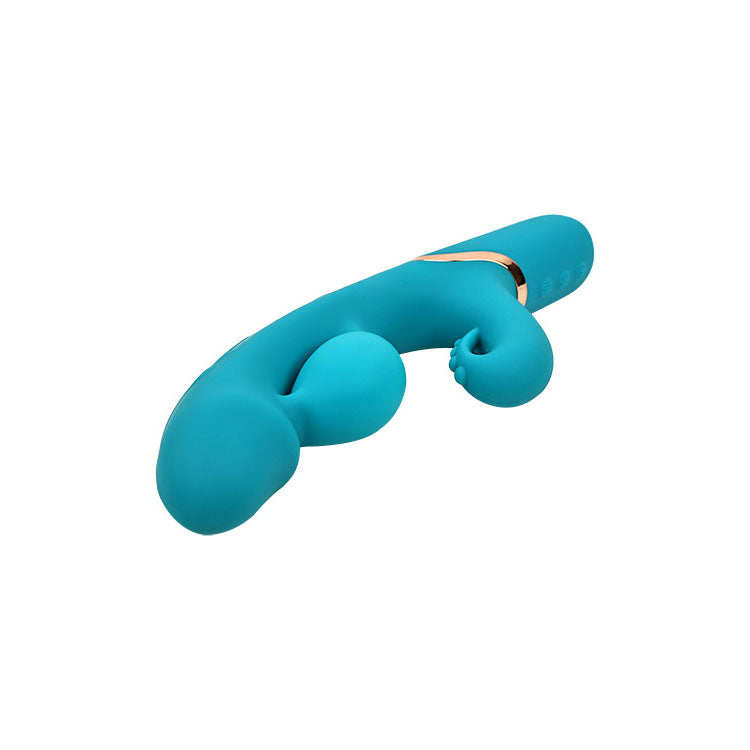 Adam & Eve SIRENS EMBRACE - Teal 24 cm USB Rechargeable Inflatable Rabbit Vibrator - L493 4000