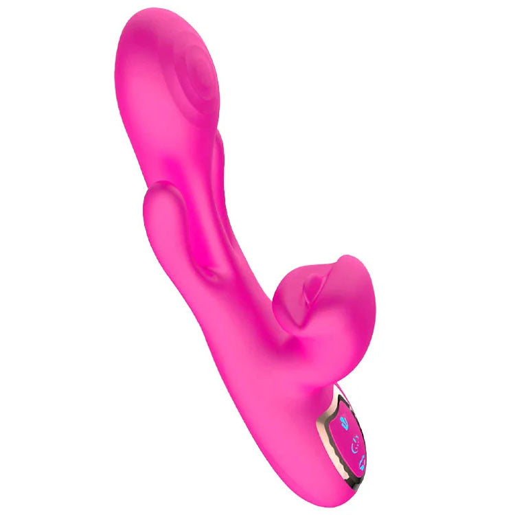 Adam & Eve THE HYPER WAVE - Pink - Pink 22.9 cm USB Rechargeable Rabbit Vibrator - L730 6200