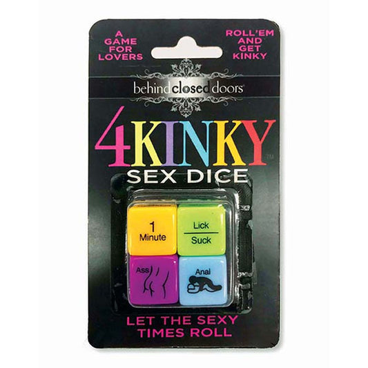 Behind Closed Doors - 4 Kinky Sex Dice - Dice Game for Couples-LGBCD.022