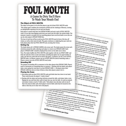 Foul Mouth - Novelty Card Game-LGBG.118