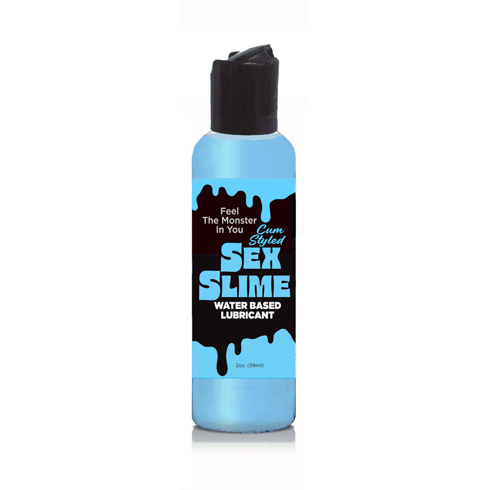 Sex Slime Cum Style Creature Lube - Blue 60 ml - Blue Cum Style Water Based Lubricant - 60 ml Bottle-LGBT.1313