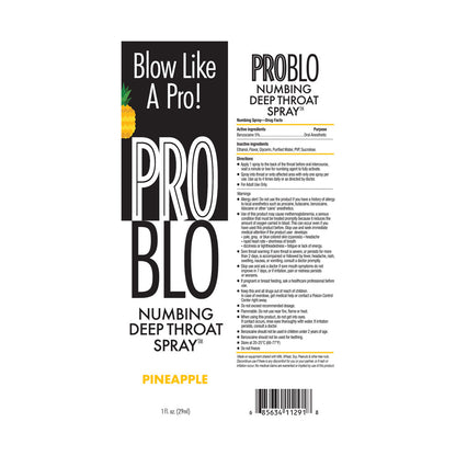 ProBlo Deep Throat Spray - Pineapple - Pineapple Flavoured Deep Throat Spray - 30 ml - LGBT.530