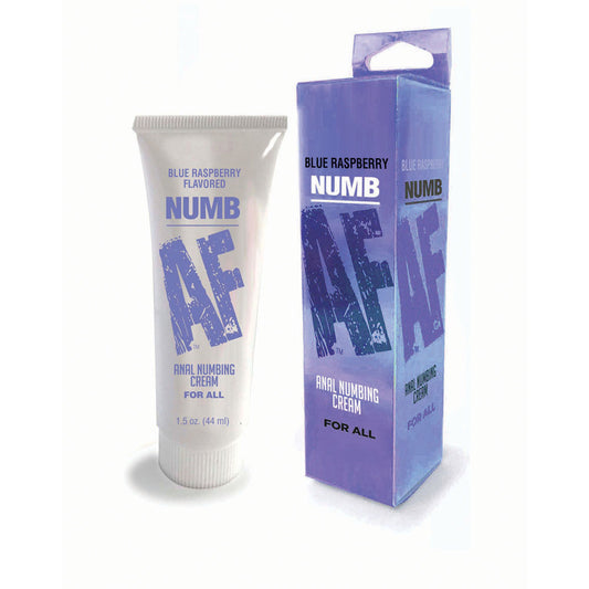 Numb AF - Blue Raspberry - Blue Raspberry Flavoured Anal Numbing Cream - 44 ml Tube-LGBT.618