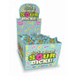 Suck A Bag Of Sour Dicks Counter Display - Sour Fruit Flavoured Lollies - Counter Display of 10