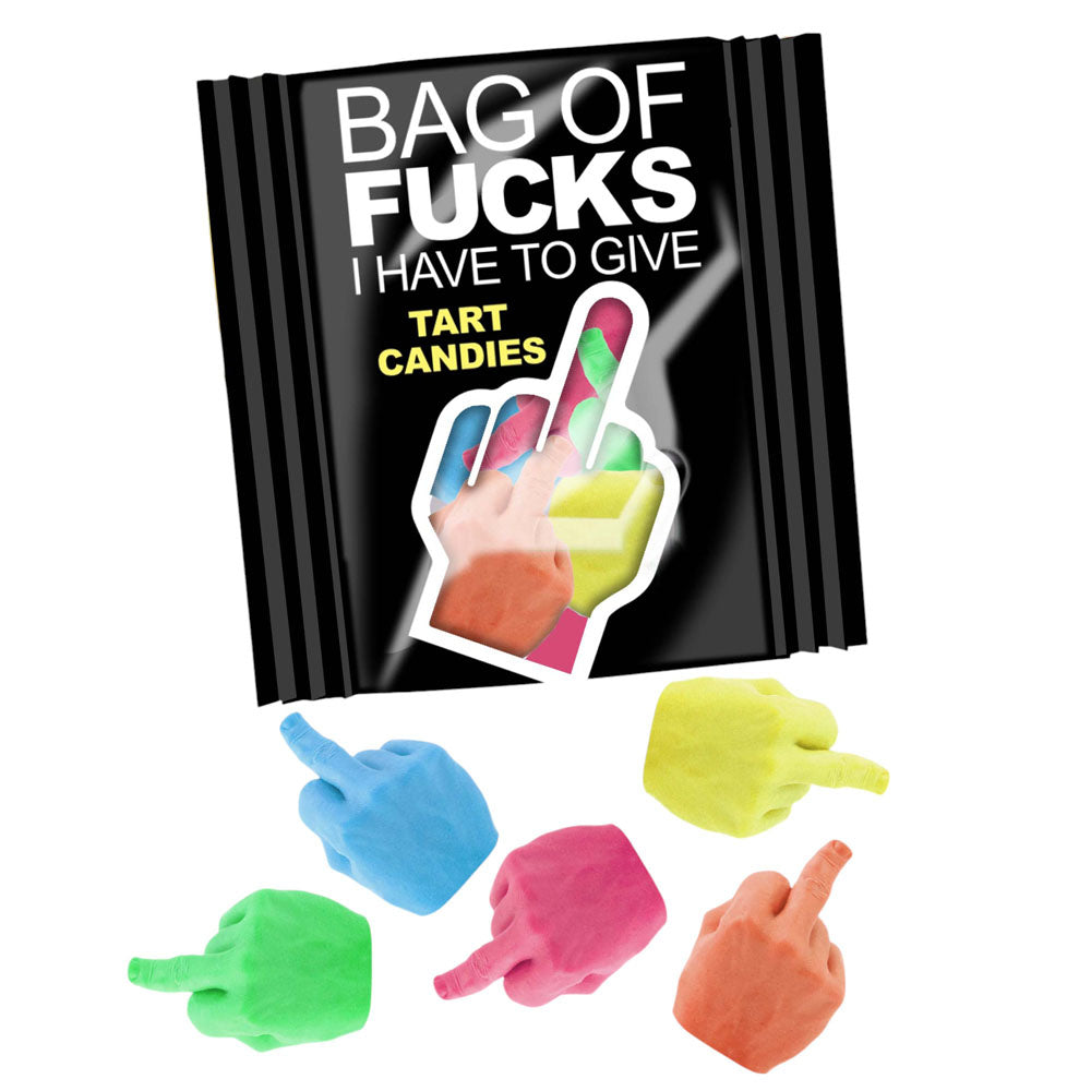Bag Of Fucks I Have To Give - Bag of 25 - Fruit Flavoured Lollies - Bag of 25 Mini Packs-LGCP.1217