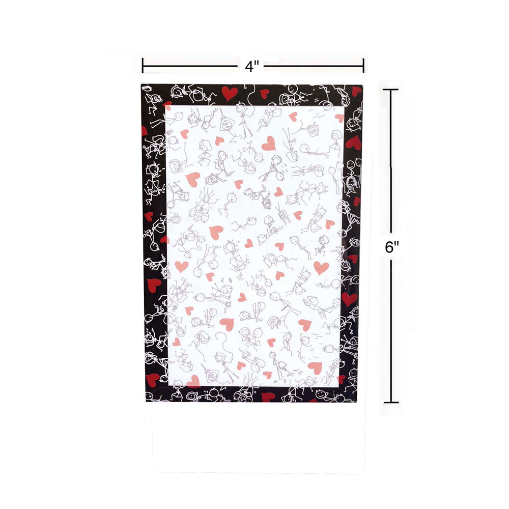 Naughty Stick Figure Notepad - Novelty Notepad - 100 Pages-LGCP.1228