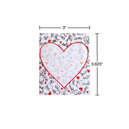 Naughty Stick Figure Sticky Notes - Novelty Sticky Notes - 100 Pack-LGCP.1234