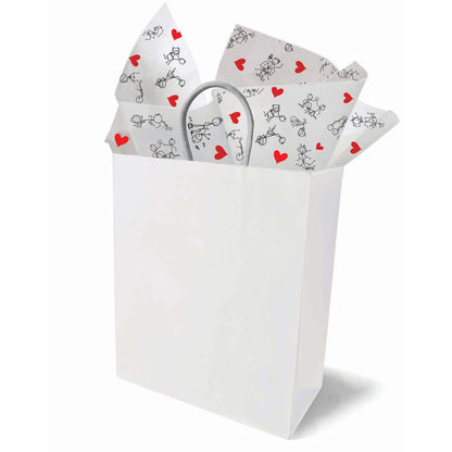 Naughty Stick Figure Tissue Paper Sheets - Novelty Decoration Sheets - 6 Pack-LGCP.1235