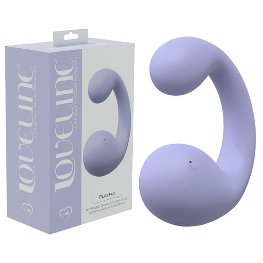 LOVELINE Playful - Lavender - Lavender 8.5 cm Dual Vibrator-LOVU013LAV