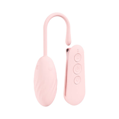 LOVELINE Felicite - Pink - Pink USB Rechargeable Vibrating Egg with Wireless Remote-LOVU055PNK