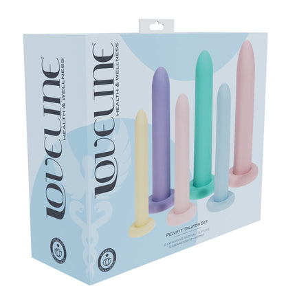 LOVELINE PelviFit Expanding Vaginal Dilator - Coloured Vaginal Dilators - Set of 6 Sizes-LOVU090MUL