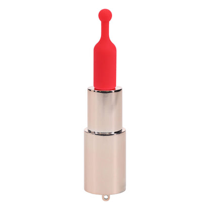 LOVELINE Diamond - Red - Red 8.3 cm USB Rechargeable Lipstick Vibrator - LOVU098IRI