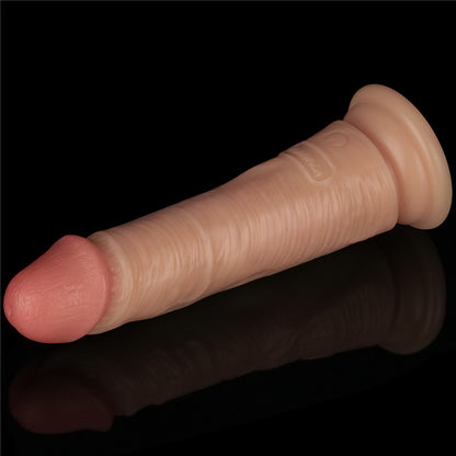 7 Inch Power Basics - Flesh 18 cm USB Rechargeable Vibrating Dong-LV111201