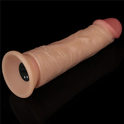 7 Inch Power Basics - Flesh 18 cm USB Rechargeable Vibrating Dong-LV111201