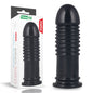 King Sized 8 Anal Bumper - Black Mega Butt Plug 22.5 cm