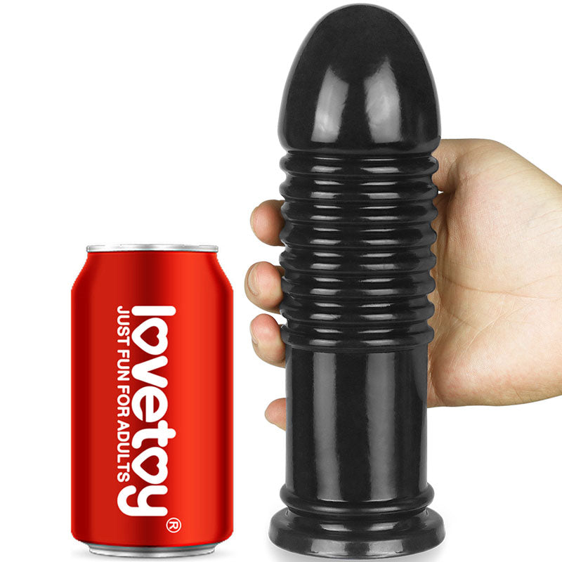 King Sized 8 Anal Bumper - Black Mega Butt Plug 22.5 cm