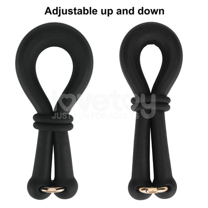 Pinnacle Pro Anyfit Plus Stretcher - Black Adjustable Cock Ring - LV443032