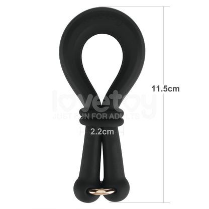 Pinnacle Pro Anyfit Plus Stretcher - Black Adjustable Cock Ring - LV443032