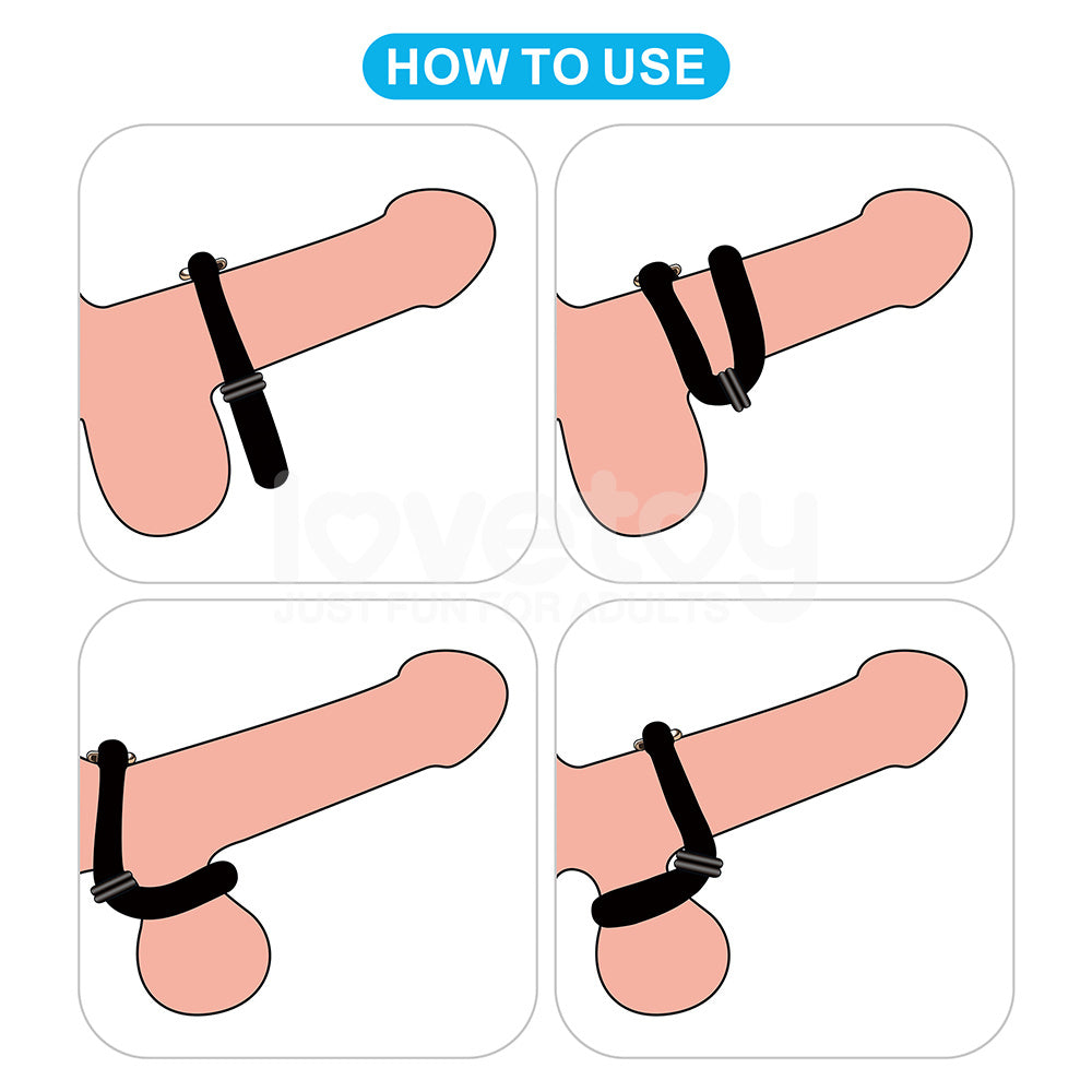 Pinnacle Pro Anyfit Plus Stretcher - Black Adjustable Cock Ring - LV443032