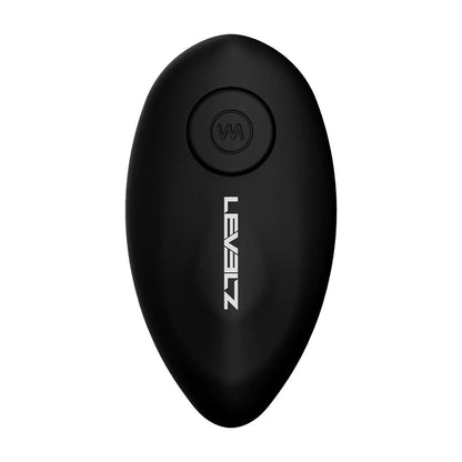 LEVELZ Remote Controlled Vibrating TriO Cock Ring with Prostate Stimulator - Black USB Rechargeable Vibrating Cock Ring with Anal Plug-LVL03-0032BLK