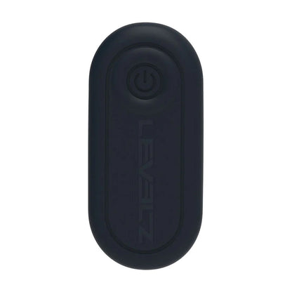 LEVELZ Dual Vibrating Prostate Stimulator with Cock Ring - Black USB Rechargeable Vibrating Butt Plug with Cock Ring-LVL03-0043BLK