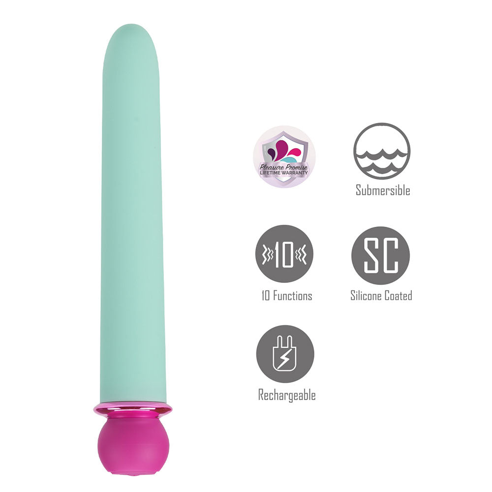 Maia RORI - Teal - Teal 15.2 cm USB Rechargeable XL Bullet-MA24-17-TEAL