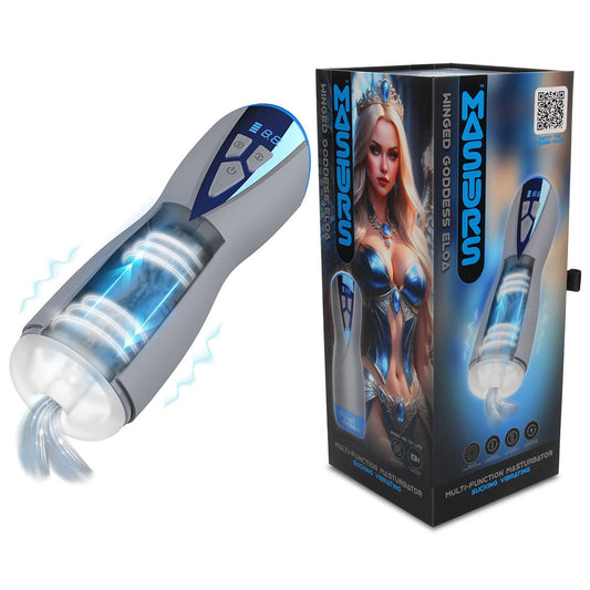 MASTURS Eloa - USB Rechargeable Sucking & Vibrating Auto Stroker with Augmented Reality-MAS005GRY