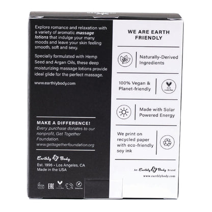 Hemp Seed Edible Massage A Trois - Edible Massage Lotion Kit - 3 Bottle Set