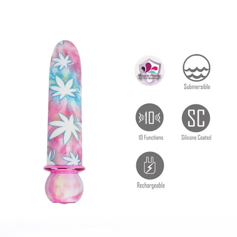 Maia JAGUAR 420 Tie Die - 10.1 cm USB Rechargeable Bullet Vibrator