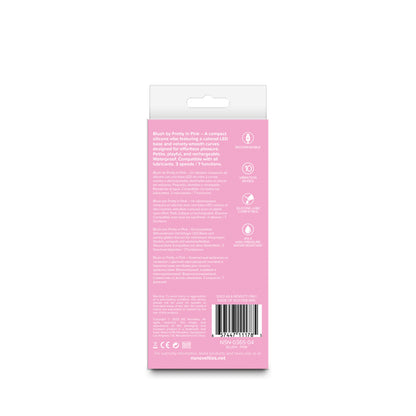 Pretty in Pink Blush - Pink - Pink 13 cm USB Rechargeable Vibrator - NSN-0365-04