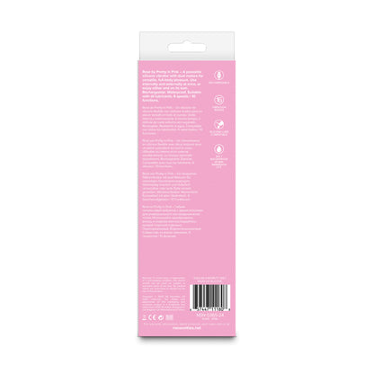 Pretty in Pink Rose - Pink - Pink 19.4 cm USB Rechargeable Vibrator - NSN-0365-24
