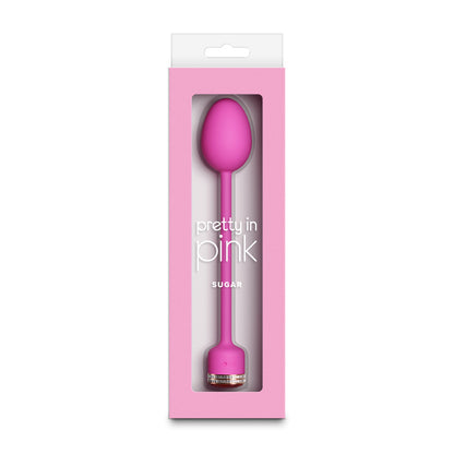 Pretty in Pink Sugar - Pink - Pink 21 cm USB Rechargeable Flexible Vibrator - NSN-0365-44