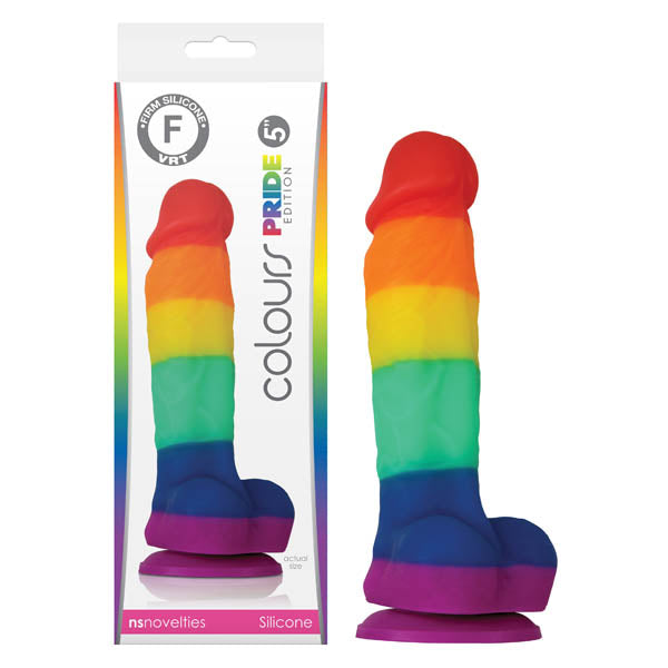 Pride Edition Rainbow Dong - 5 Inch - 12.7 cm
