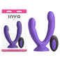 INYA Duet - Purple - Purple USB Rechargeable Vibrating Double Dildo with Wireless Remote - NSN-0552-65