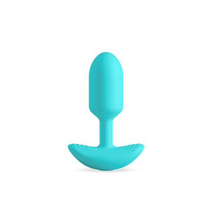 INYA Pulse - Teal - Teal 11 cm USB Rechargeable Vibrating Butt Plug - NSN-0558-67