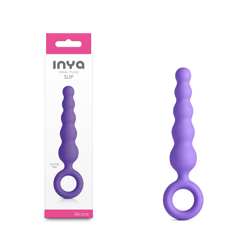 INYA Slip - Purple - Purple 12.7 cm Anal Plug - NSN-0563-15