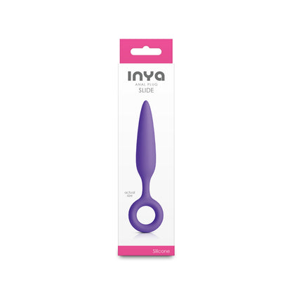 INYA Slide - Purple - Purple 12.7 cm Anal Plug - NSN-0563-25
