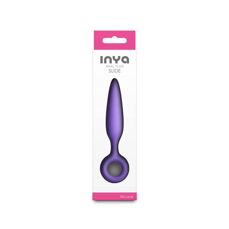 INYA Slide - Purple - Purple 12.7 cm Anal Plug - NSN-0563-25