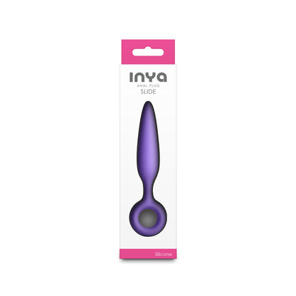 INYA Slide - Purple - Purple 12.7 cm Anal Plug - NSN-0563-25