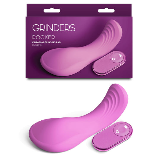 Grinders Rocker - Pink - Pink USB Rechargeable Vibrating Grinder Pad with Remote - NSN-0625-04