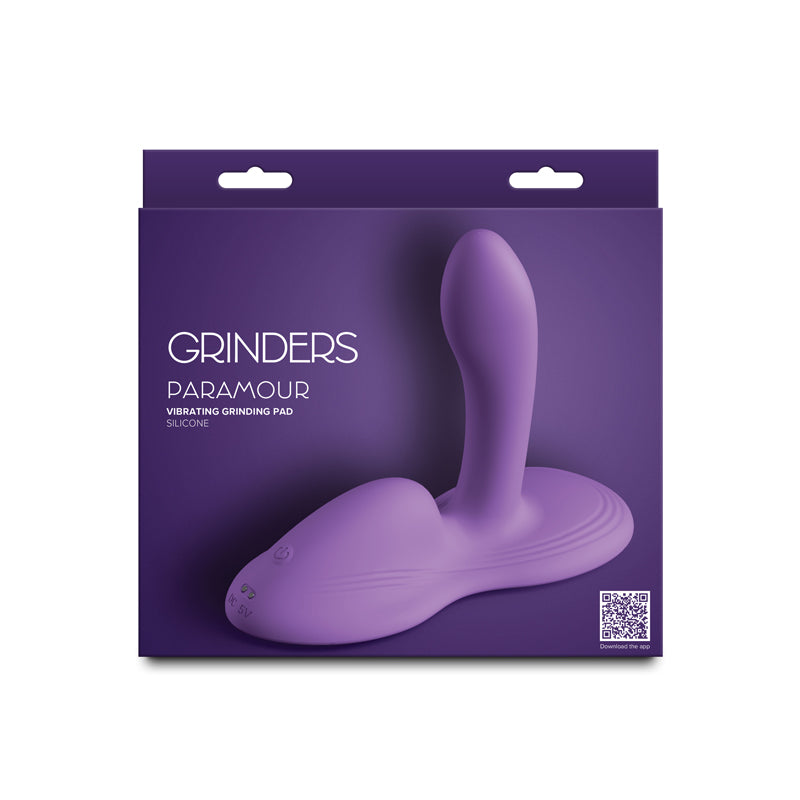 Grinders Paramour - Purple - Purple USB Rechargeable Vibrating Grinder Pad - NSN-0625-15