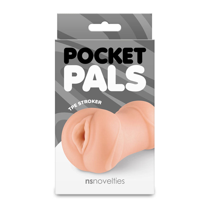 Pocket Pals Vagina Stroker - Tan - Tan Vagina Stroker-NSN-1020-02