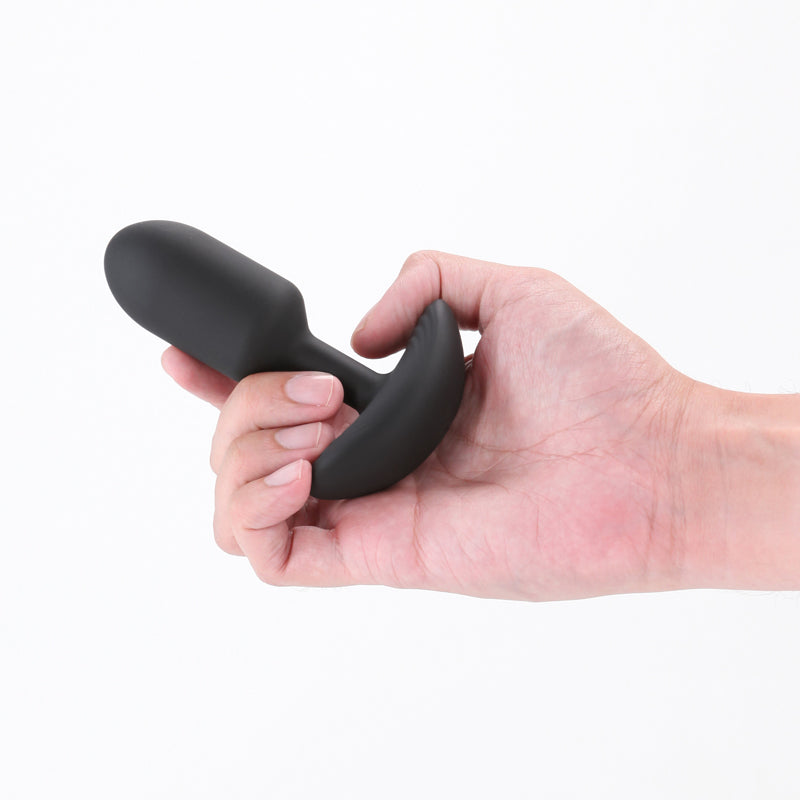 Renegade Pulse - Black - Black 11 cm USB Rechargeable Vibrating Butt Plug - NSN-1103-73